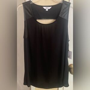 - JACK Brand Black Sheer tank NEW size Medium🎁